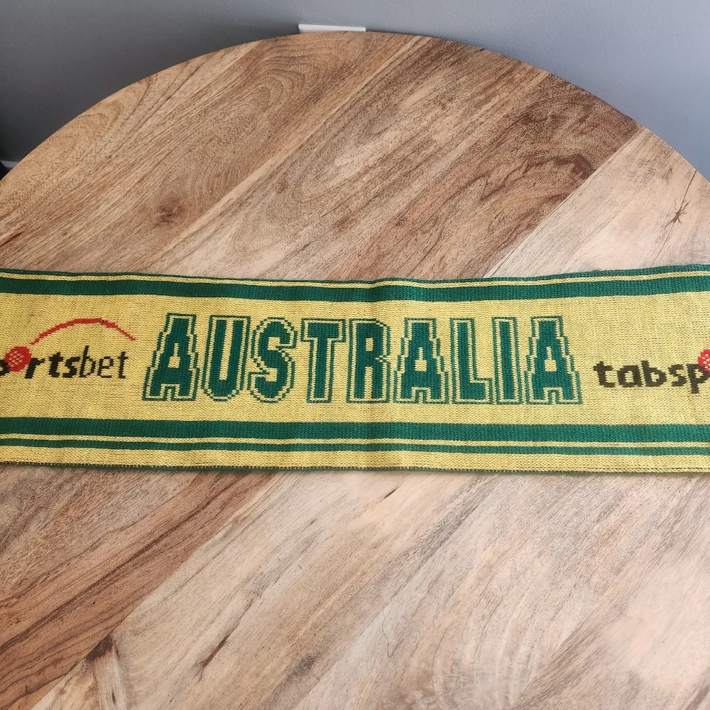 Australia Tab Sports Bet Scarf - Green and Yellow